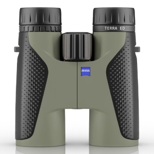 ZEISS Terra ED 10x42 Binoculars - Black/Velvet Green